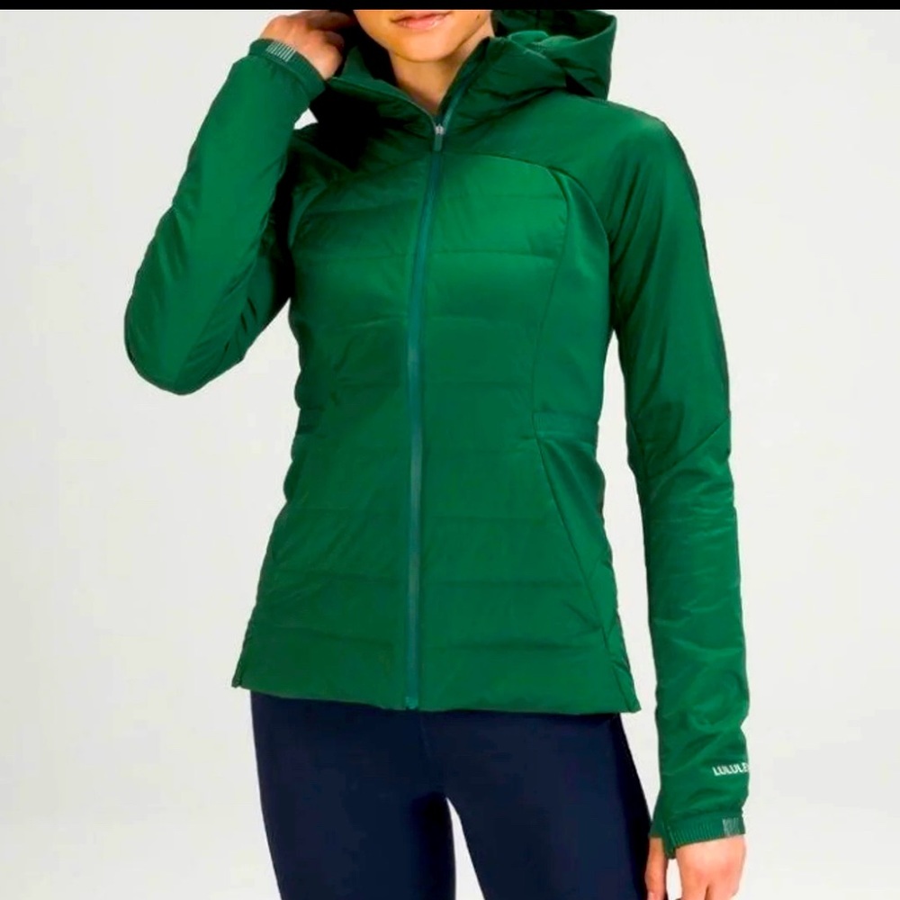 NEW Lululemon Down For It All Jacket Everglade Green NWT. Size 4.